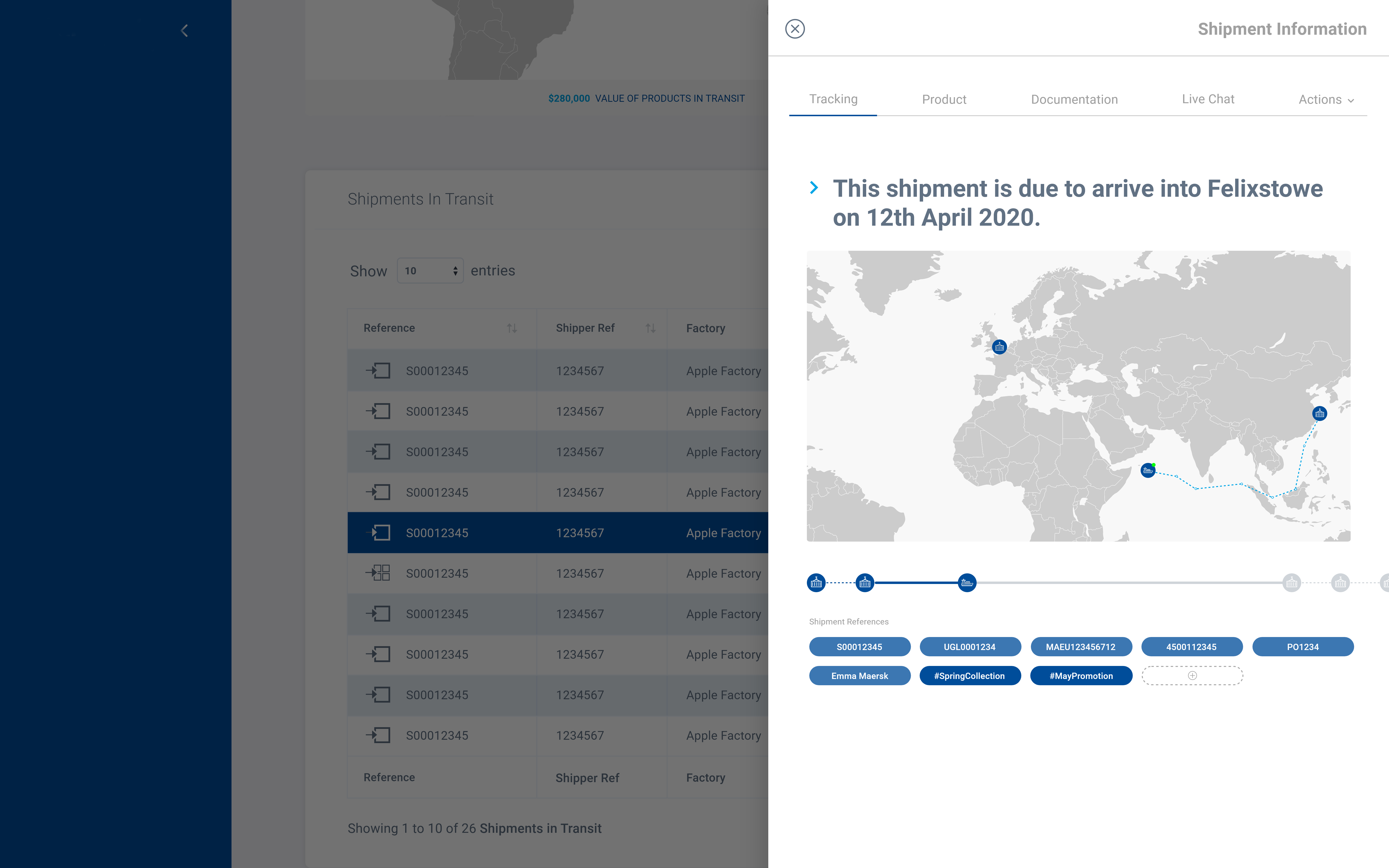 Unsworth's Horizon Crest Hubapplication example